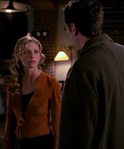 Buffy and Wesley in A:tS 1.19, Sanctuary